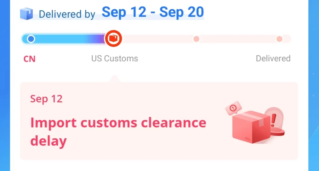 Import Customs Clearance Delay AliExpress