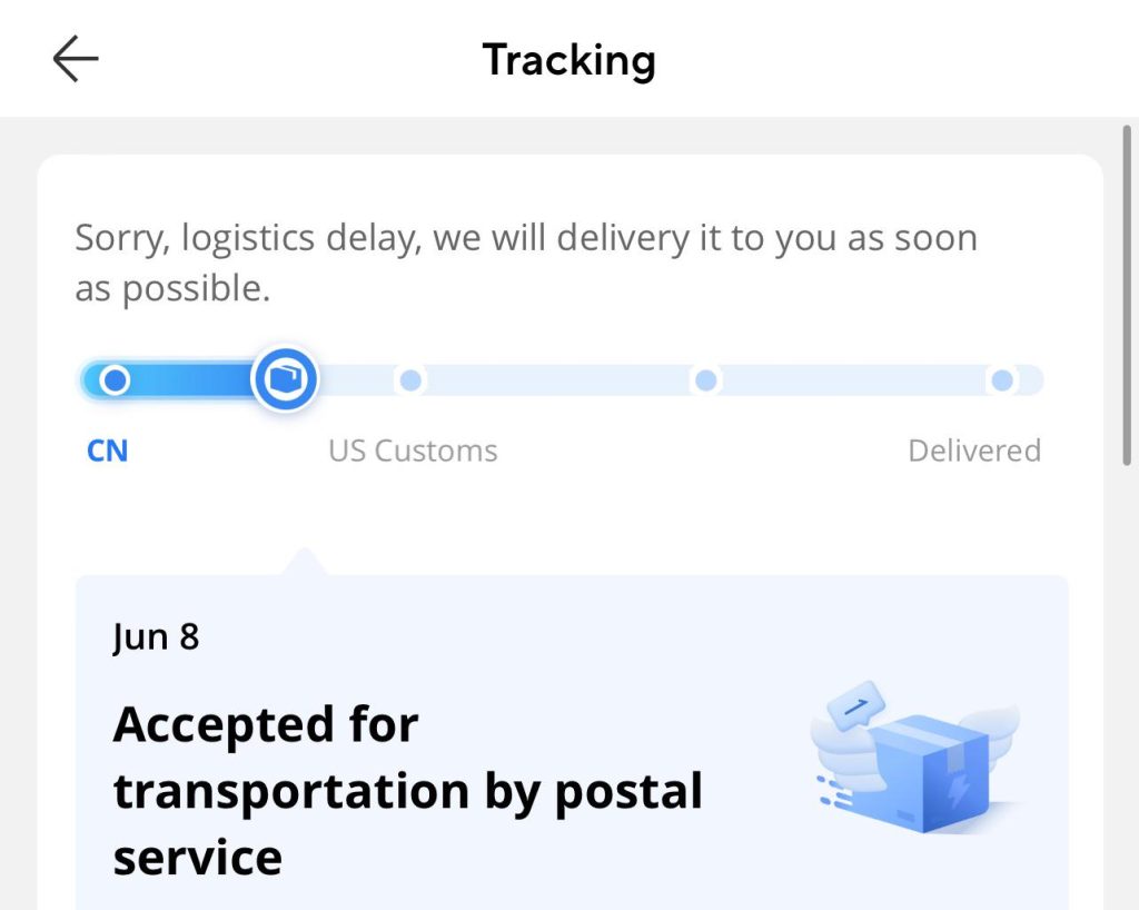 Accepted For Transportation By Postal Service Meaning On AliExpress